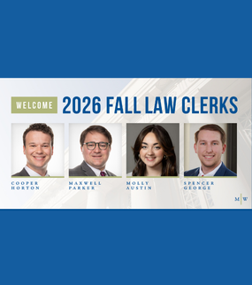 Mitchell Williams Welcomes 2026 Fall Law Clerks