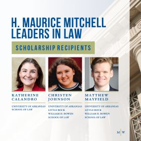 2026 H. Maurice Mitchell Leaders in Law Scholarship Recipients Announced