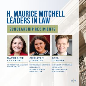 2026 H. Maurice Mitchell Leaders in Law Scholarship Recipients Announced